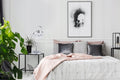 FKL DESIGN Home Deco Moderne Kristall Tischlampe E27 für Wohnzimmer mit Chrom Metall 1-Flammig Lampenschirm Rund verchromte Tischleuchte für Korridor Foyer Treppenraum Schlafzimmer