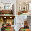 zemty 2Stück/3Farben 3000/4000/6500K LED Deckenleuchte Flach, 15W 1800LM Ø18cm Deckenleuchten, Schwarz Rund Ultra Dünn Deckenlampe LED Lampen Deckenlampen,Deckenbeleuchtung für Badezimmer,Küche