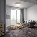 B.K.Licht - Deckenlampe mit Lampenschirm aus Stoff, Taupe, E27 Fassung, max. 40 Watt, 300mm, Deckenleuchte, Lampe, Wohnzimmerlampe, Schlafzimmerlampe, Küchenlampe, Deckenbeleuchtung, 30x10cm