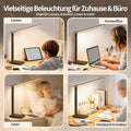 UPXNBOR Schreibtischlampe LED Dimmbar für Büro, Lesen und Homeoffice