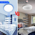 OTREN Led Deckenleuchte Dimmbar, 36W Deckenlampe RGB Farbwechsel mit Fernbedienung, 3240LM Rund Flach Lamp für Badezimmer Kinderzimmer Wohnzimmer Schlafzimmer, Ø30CM