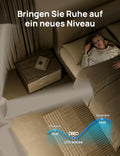 DREO Smart Deckenventilator mit Licht, 132 cm, 12 Geschwindigkeiten(APP), 3 Modi, stufenlos dimmbares LED-Beleuchtung, leiser DC-Motor, 12H-Timer, Fernbedienung/Alexa, für Innenräume, Weiß
