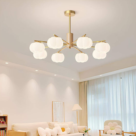 baumwollkugel-kronleuchter-Deckenlampen-holz-modern-skandinavisch-xluxmina