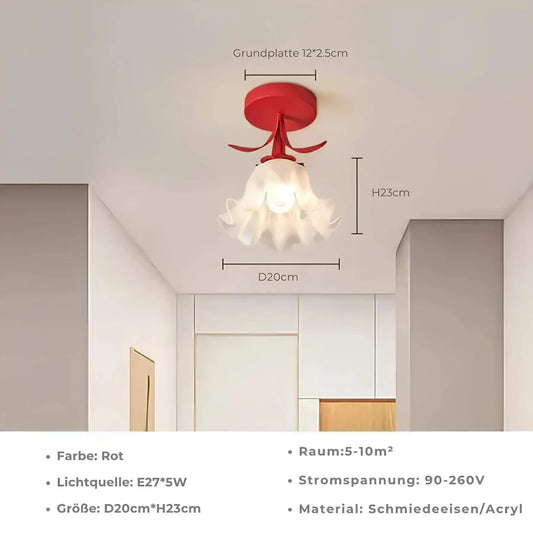 Celestialsleek - Moderne Deckenlampen Rot / Warmweiß Deckenlampe