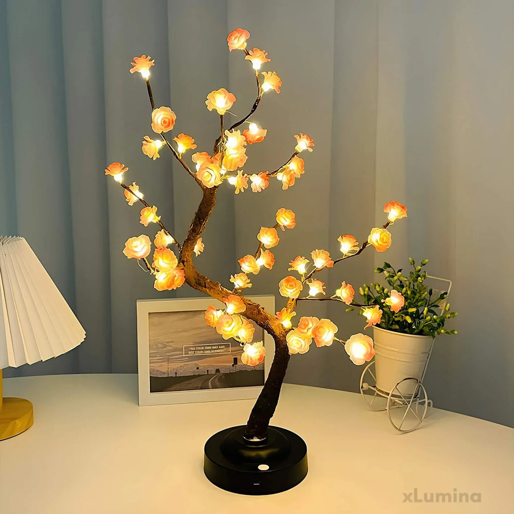 LED Lichterbaum Mit 108 Warmweißen LEDs – Verstellbare Äste, USB & Batterie, Bonsai-Deko Für Zuhause & Feiern Bonsai Deko Lampe 108 LEDs