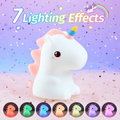 Squishy LED Nachtlicht - Einhorn Wolke